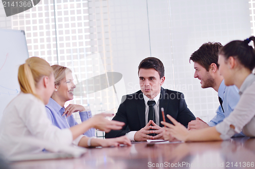 Image of business people in a meeting at office