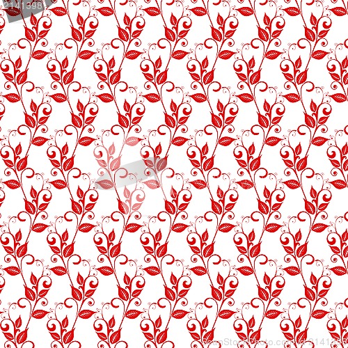 Image of seamless floral pattern