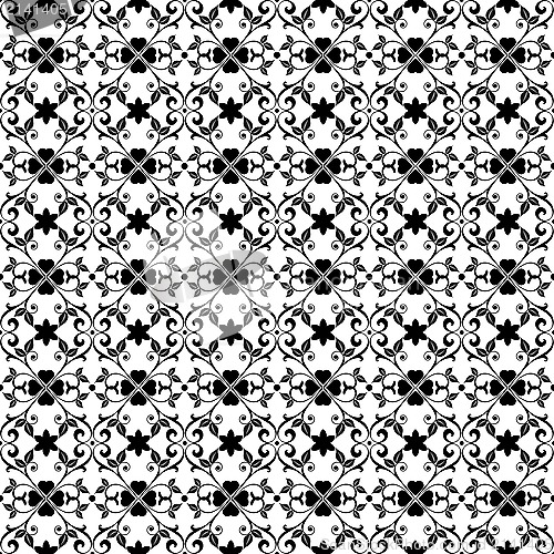 Image of seamless floral pattern