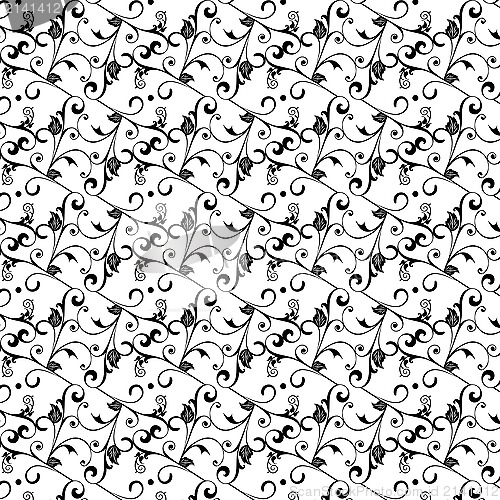 Image of seamless floral pattern