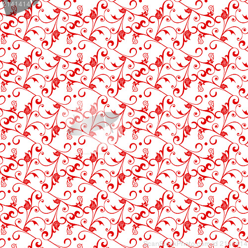 Image of seamless floral pattern