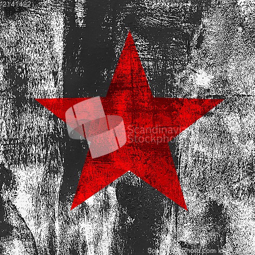 Image of Grunge background with star