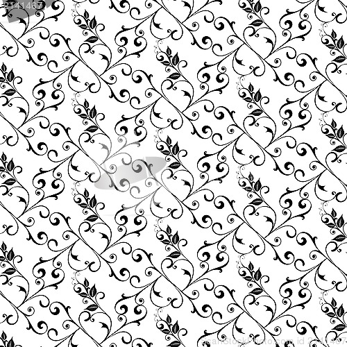 Image of seamless floral pattern
