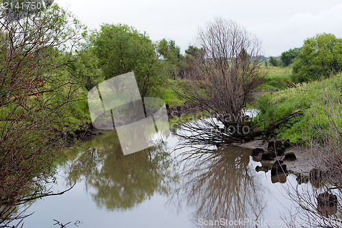 Image of bend of a small river