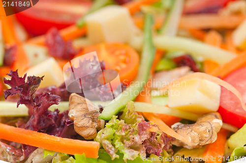 Image of Fresh colorful healthy salad