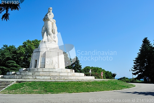 Image of Monument to Russian soldiers in Seaside (Primorski) Park (Garden) in Varna, Bulgaria