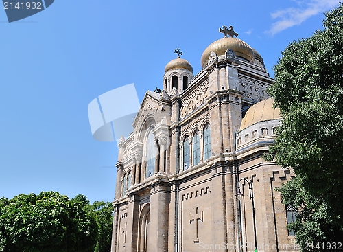 Image of Assumption Cathedral (Cathedral of the Assumption of the Virgin; Dormition of the Theotokos Cathedral) in Varna, Bulgaria