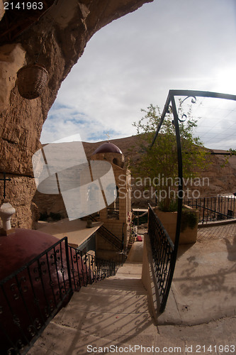 Image of Saint George monastery in judean desert