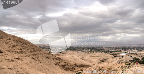 Image of Christian travel in judean desert