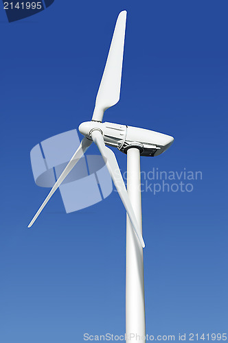 Image of close up wind turbine