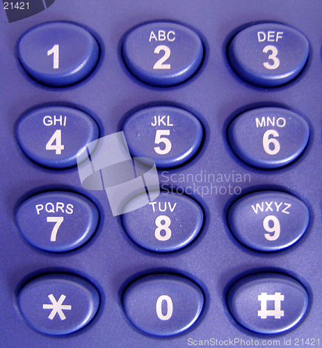 Image of Buttons on a Telephone Receiver