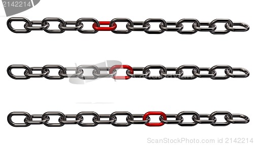 Image of metal chains