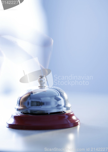 Image of Close up photo of a bell 