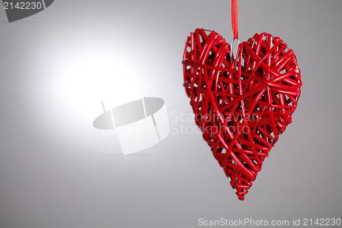 Image of Hand made red heart