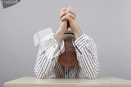 Image of Man at desk