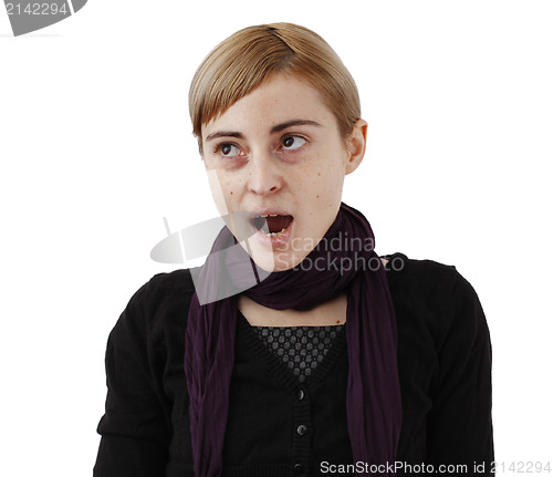 Image of Woman surprised