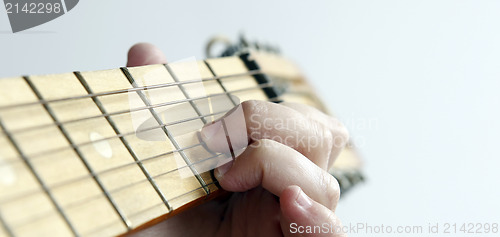 Image of Playing the guitar