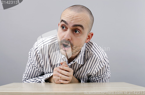 Image of Man at desk