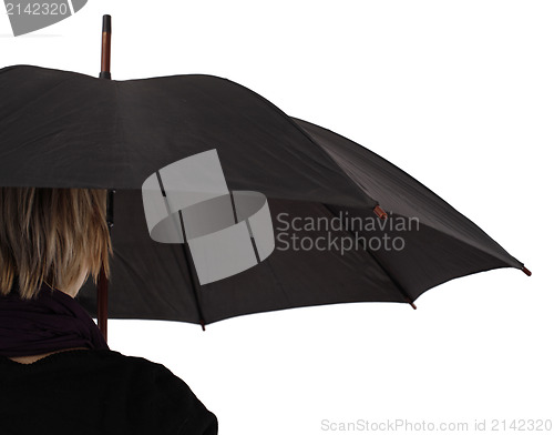 Image of Woman with umbrella