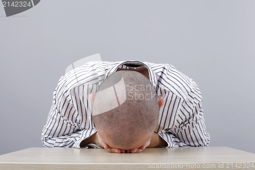 Image of Man at desk