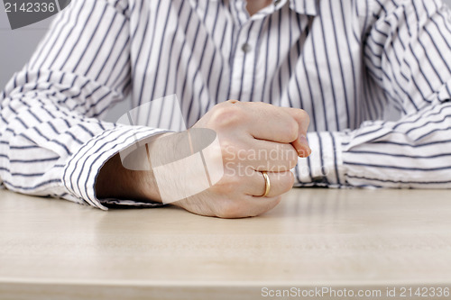 Image of Man at desk