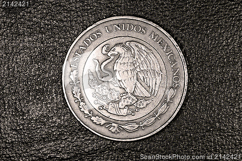 Image of ten mexican peso coin