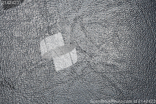 Image of black leather texture