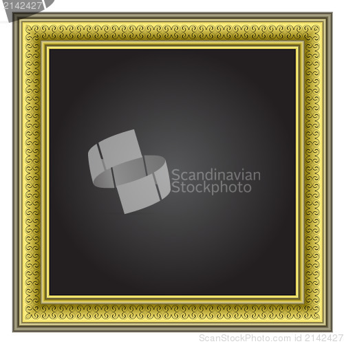 Image of Frames on the wall. Vector illustration.