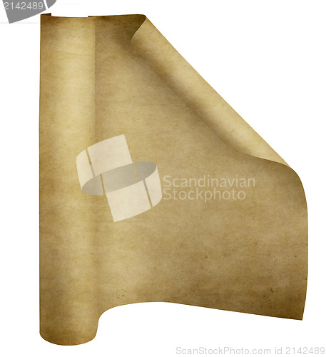 Image of old parchment scroll