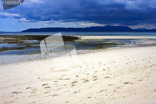 Image of  isle and rock in indian ocean madagascar