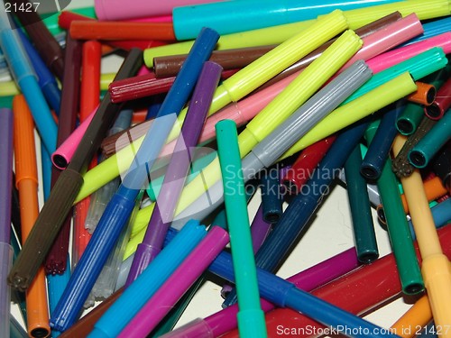 Image of felt pens