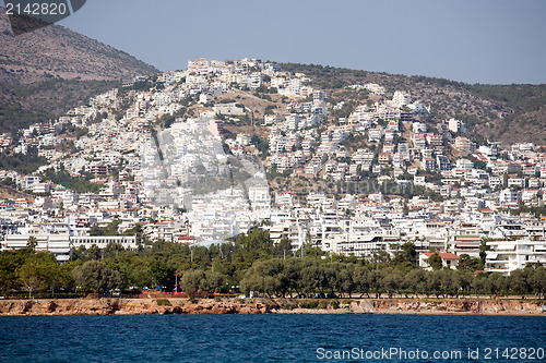Image of Athens view from the sea