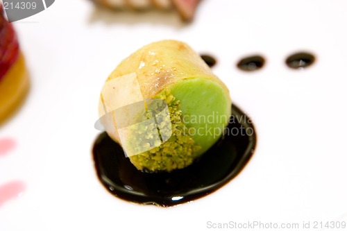 Image of Crepe wrapped Pistachio Ice Cream