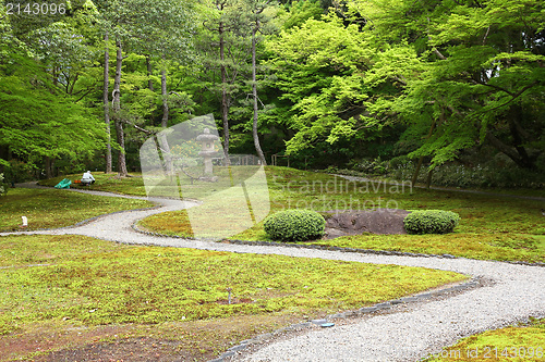 Image of Japanese garden in Nara