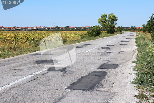 Image of Patched road