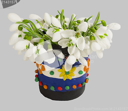 Image of Snowdrops in the vase