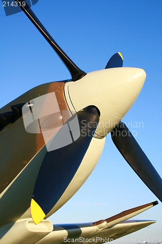 Image of RAF Spitfire Engine