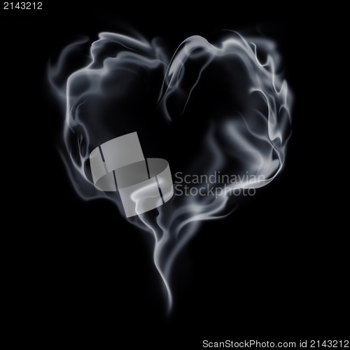 Image of smoking heart