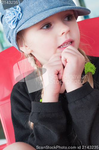 Image of Portrait of little girl