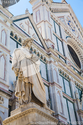 Image of Dante statue