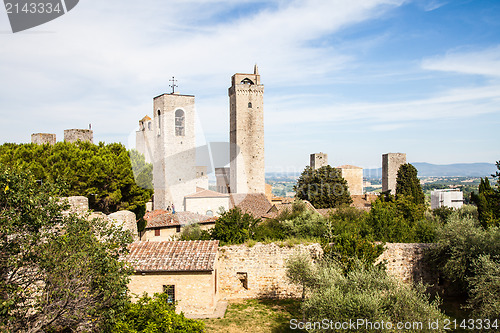 Image of San Gimignano towers