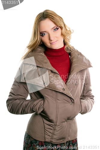 Image of young woman in a jacket