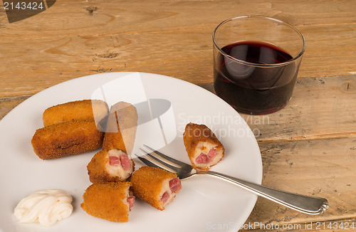 Image of Croquetttes with ham stuffing