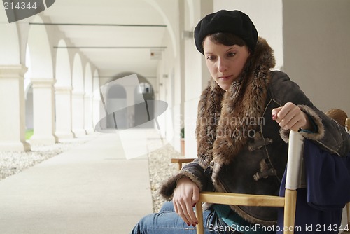 Image of woman in a chair