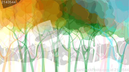 Image of Abstract forest background