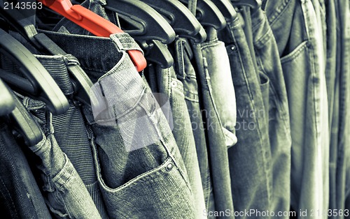 Image of Jeans Background.