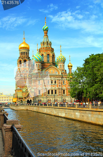 Image of Christ the Savior Cathedral in St. Petersburg