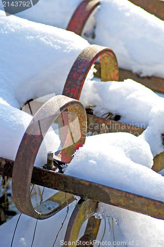 Image of agriculture machine in hibernation