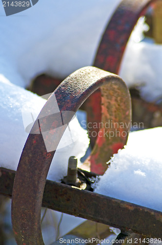 Image of agriculture machine in hibernation