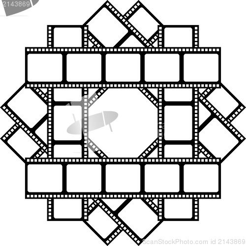 Image of empty photo frame background